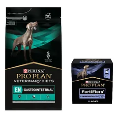 PURINA Veterinary PVD LT Virškinimo traktas (šunims) 5kg + PURINA PVD FortiFlora Dog 30 paketėlių