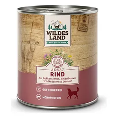 WILDES LAND Classic Adult Beef with Sweet Potato konservai šunims su jautiena ir batatais, 800g