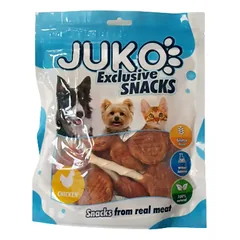 JUKO skanėstas vištiena & menkė ledinukas 250 g