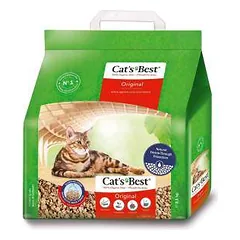 Cat´s Best Original medienos pjuvenų kraikas katėms, 5 L