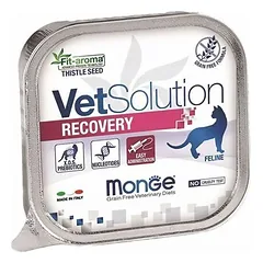 MONGE VetSolution Recovery šlapias maistas katėms 12×100 g