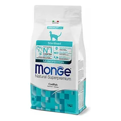 Monge Sterilised Monoprotein su menke, sausas maistas katėms 1,5 kg