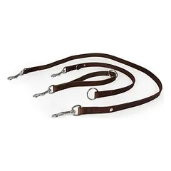 Das Lederband Universal Hundeleine Weinheim Mocca