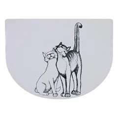 TRIXIE Pussy Cat dubenėlių kilimėlis 40×30 cm baltas