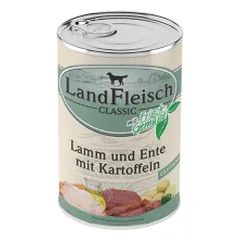 LandFleisch konservai šunims su ėriena, antiena ir bulvėmis, 400 g photo