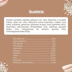 Visų veislių suaugusių baltakailių šunų pašaro papildas - skanėstai su balta žuvimi, 150 g — 5 nuotrauka