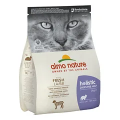Almo Nature Holistic Functional Cat Digestive Help su ėriena, sausas maistas suaugusioms katėms su jautria virškinimo sistema, 2 kg