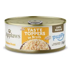 Applaws Puppy Taste Toppers sultinyje, drėgnas maistas šuniukams, ekonominė pakuotė 24 x 156 g — 3 nuotrauka