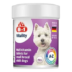 8in1 Vitality Multivitamin-Tabletten für kleine Rassen
