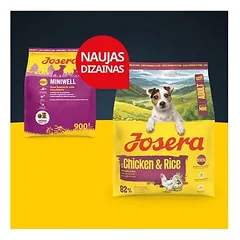 Josera Mini Chicken and Rice sausas pašaras mažų veislių šunims su paukštiena, 10kg, 10 kg — 3 nuotrauka