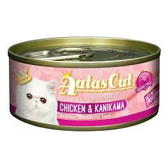 Aatas Cat Creamy Chicken & Kanikama konservai katėms, 80 g