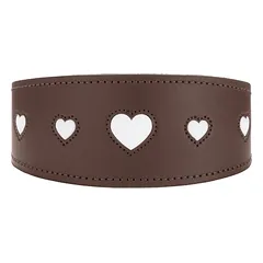 HUNTER antkaklis kurtams Love, Dydis: M, Spalva: ruda/juoda, Kaklo apimtis: 41 - 48 cm, Plotis: 6,0 cm — 4 nuotrauka