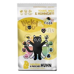 Lucky Lou Kitten su paukštiena ir vištiena, sausas maistas kačiukams, 1,5 - 2,9 kg — 2 nuotrauka