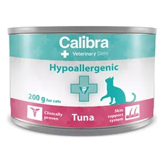 CALIBRA VD Cat Can Hypoallergenic Tuna konservai katėms su tunu, 200g