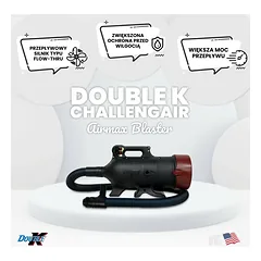 Double K ChallengAir Airmax Blaster 2200W - galingas, dviejų variklių stalo džiovintuvas, 120 l/s — 2 nuotrauka