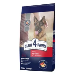Club 4 Paws Active sausas pašaras su vištiena šunims