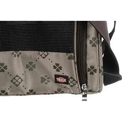 Trixie Maxima Carrier išskleidžiama transportavimo tašė šunims, smėlio/ruda, 33x32x54 cm, iki 8 kg — 2 nuotrauka