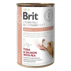 Brit GF Veterinary Diets konservuotas pašaras šunims Renal 400g. x 6vnt.