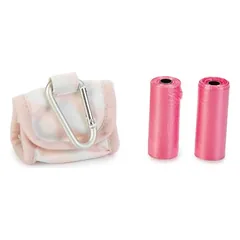 Beeztees Puppy Kottütenspender mit Tasche rosa