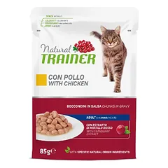 Trainer Cat Adult Chicken konservai katėms su vištiena 85g
