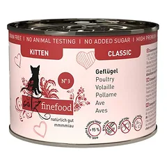 catz finefood Kitten konservai, drėgnas maistas kačiukams — 4 nuotrauka