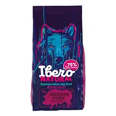 Ibero Natural Medium Adult Iberico Pork – visavertis pašaras vidutinių veislių suaugusiems šunims