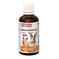 Papildomas ėdalas graužikams – Beaphar Lebensvitamine, 50 ml