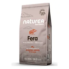 Sausas maistas suaugusiems šunims ir šuniukams su šerniena – Naturea Naturals Adult & Puppies Wild Boar