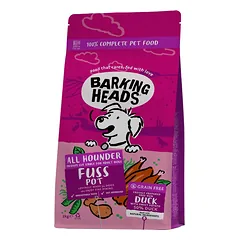 BARKING HEADS Fuss Pot Duck pašaras šunims su antiena 2kg