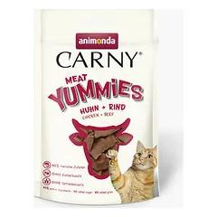 Animonda Carny Cat Meat Yummies višta, jautiena 50 g