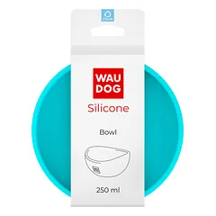 WAUDOG Silicone dubenėlis šuniui, 250 ml, mėlynas — 4 nuotrauka