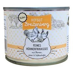 Hofgut Breitenberg Cat Kitten feines "Hühnerfrikasse"