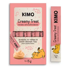 Kimo Cat Creamy Chicken Katsubuoshi tyrelės skanėstas katėms 60 g