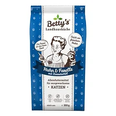 Betty's Landhausküche vištiena su upėtakiu, sausas maistas katėms