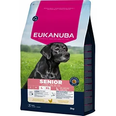 Eukanuba Senior Large Breed Chicken sausas maistas vyresnio amžiaus didelių veislių šunims, 3 kg