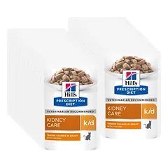 HILL'S PD Prescription Diet k/d Feline with Chicken su vištiena 24x85g