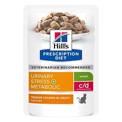 2 + 1 dovanų! 3 x Hill's Prescription Diet drėgnas maistas katėms