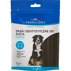 FRANCODEX Kramtomosios juostelės L nuo blogo burnos kvapo 502,5 g/15 vnt.