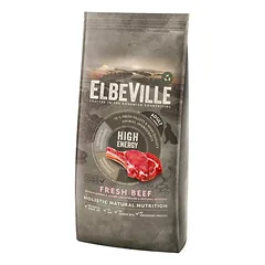 Elbeville Adult All Breeds Fresh Beef High Energy bekarpių sausas maistas suaugusiems visų veislių šunims su šviežia jautiena, 11,4 kg