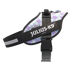 Julius - K9 IDC Powerharness Cartoon - šuns pakinktai su atšvaitais, gėlių dizainas