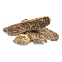 Hau&Miau Pausesnack skanėstai šunims, antienos ir menkės juostelės 500 g — 2 nuotrauka
