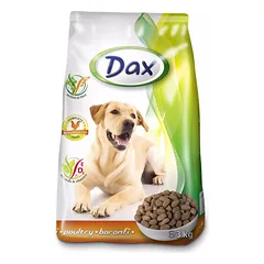 Sausas šunų maistas Dax Dog su paukštiena, 3 kg