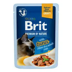 Brit Premium Cat Delicate filė padaže su tunu, drėgnas maistas katėms 85 g — 3 nuotrauka