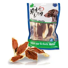 KIDDOG Meat triušių ausys su antiena 250g