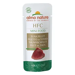 Almo Nature HFC Mini Food Tuno filė skanėstas katėms, 3 g nuotrauka