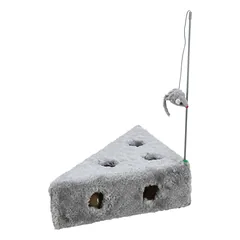Trixie Cat’s Chees Brain Toy interaktyvus flisinis žaislas katėms, 36x26x8 cm