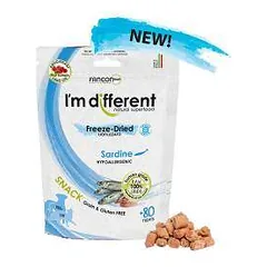I'm Different Snack Sardine liofilizuoti skanėstai šunims ir katėms, 40 g nuotrauka