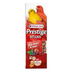 VERSELE-LAGA Prestige Sticks 2 kolbos su raudonaisiais vaisiais ir mėtomis kanarėlėms 60g nuotrauka