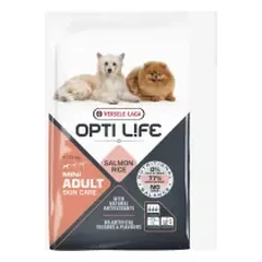 OPTI LIFE Adult Skin Care MINI SALMON su lašiša