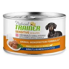 Natural Trainer Sensitive No Gluten MINI Pork konservas su kiauliena 150g
